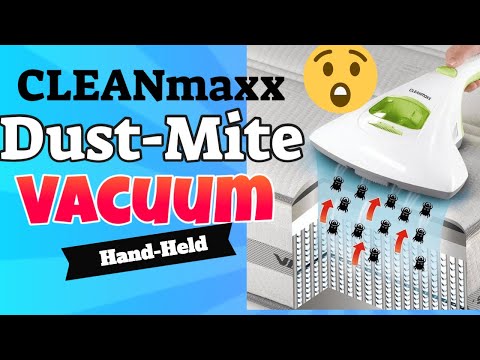 HEPA vacuum cleaner demonstration dust mite removal