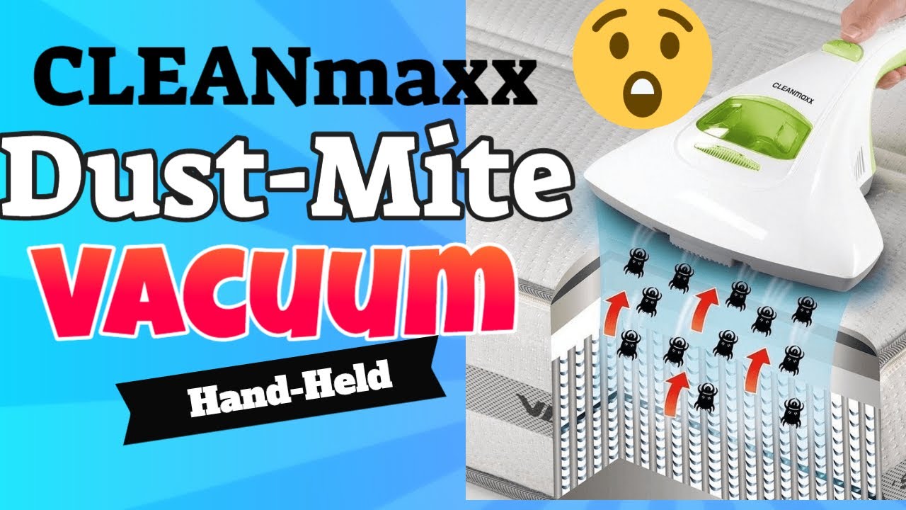 CLEANmaxx DustMite HandHeld Vacuum Cleaner with UV Light YouTube