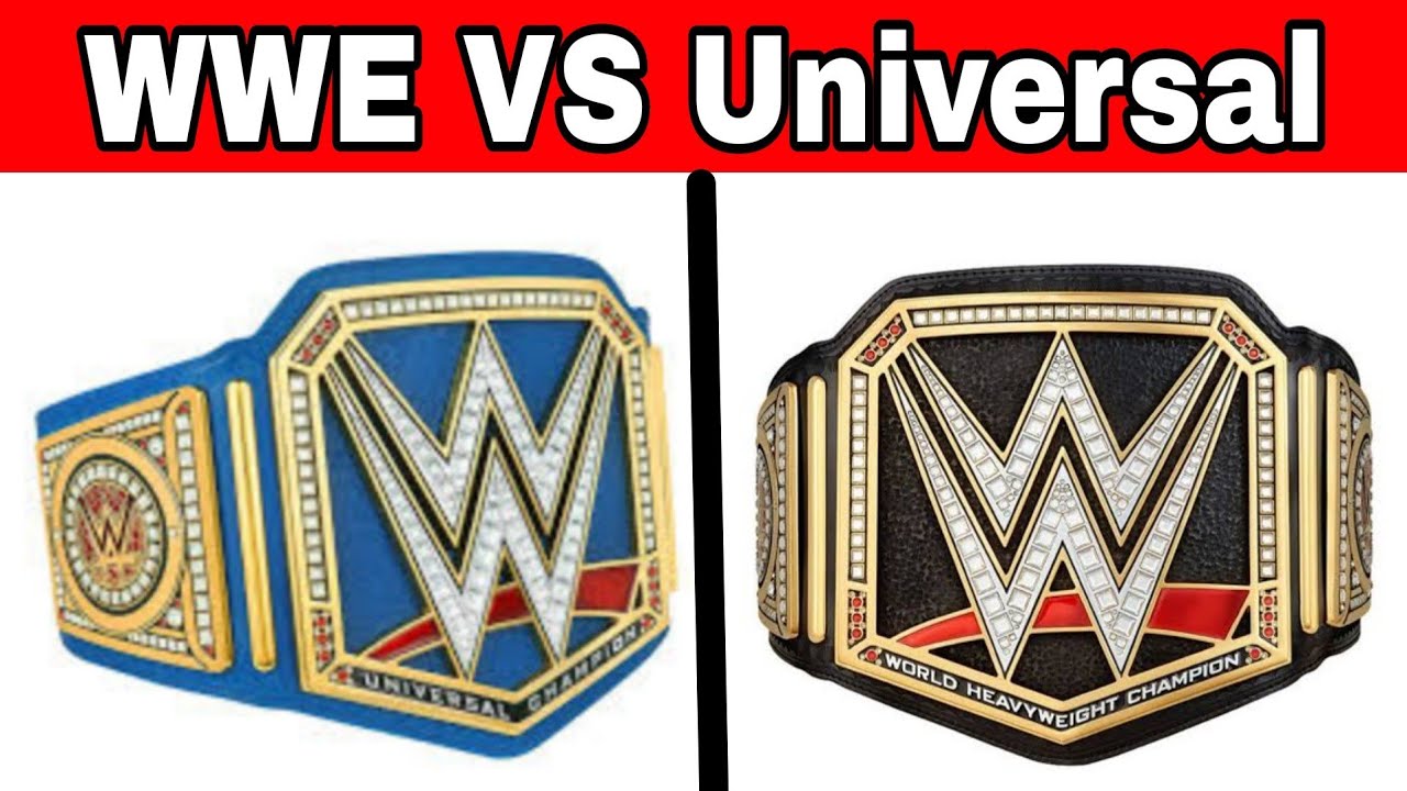 WWE Championship Vs Universal Championship ? Which Title Is More Powerful ? Wrestling Pointz