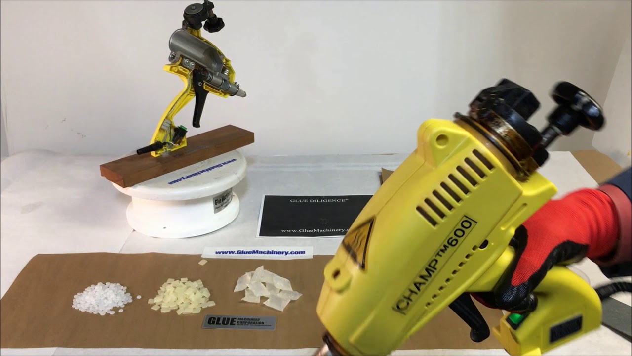 Glue Machinery Corp Champ 600 Bulk Hot Melt Glue Gun