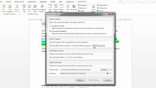 SmartDocs | Publiceren in bulk