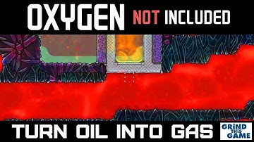 MAKE NATURAL GAS FROM OIL USING MAGMA - Oxygen Not Included Automation Upgrade