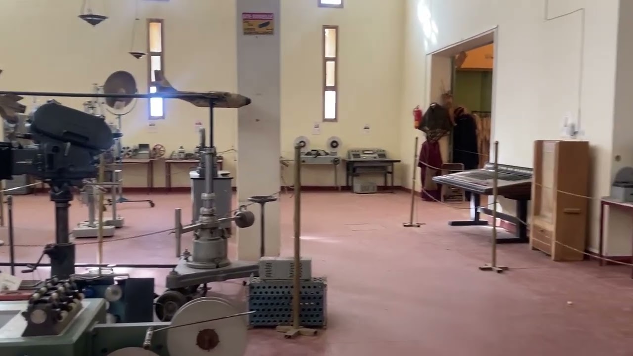 Old Film Equipment in the Cinema Museum in Ouarzazate