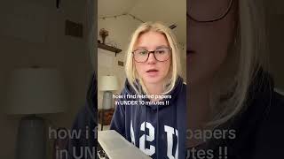 how i find related research QUICK 👆 #phd #college #degree #researchtools #studyhacks #university