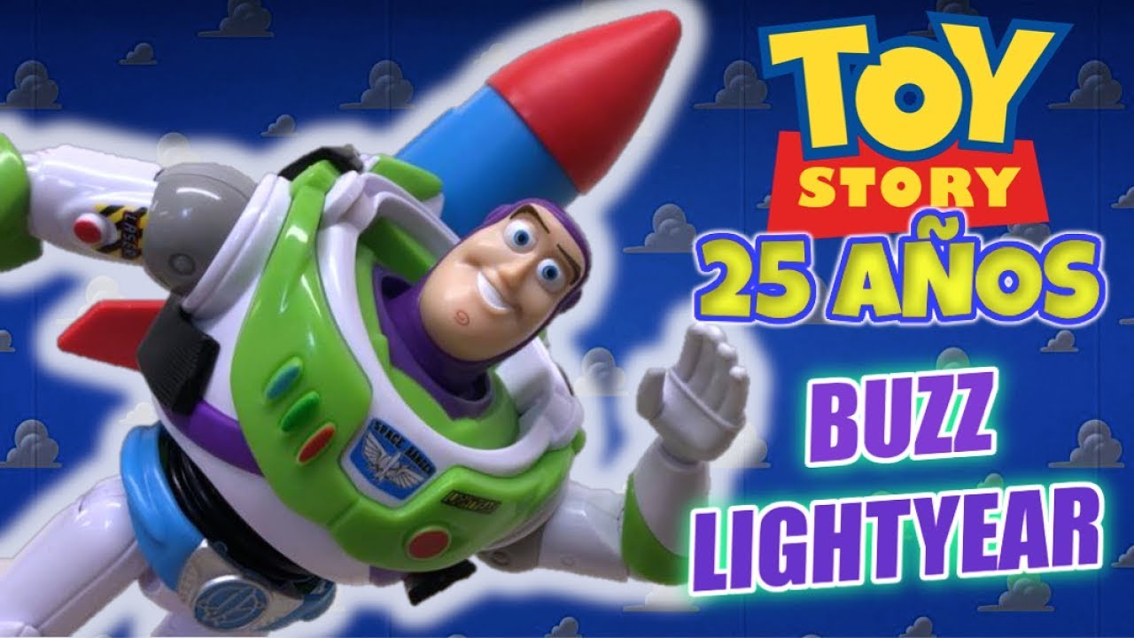 Figura Buzz Lightyear 25 Aniversario De Toy Story Con Accesorios Mattel Pixar 2020 Youtube