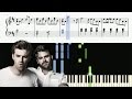 The Chainsmokers - The One - Piano Tutorial + SHEETS