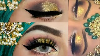 KASHEE'S INSPIRED 3D  GLITTER MAKEUP TUTORIAL BY ERUM  / KASHEE'S EYELINER @kasheesbeautyparlor