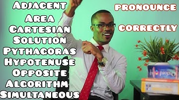 HOW TO PRONOUNCE  TOP 10 WORDS RELATED TO MATHEMATICS   | PART 3