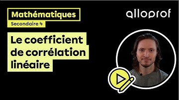 Le coefficient de corrélation linéaire | Mathématiques | Alloprof