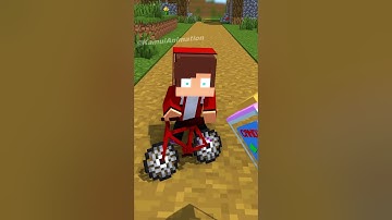 Hey JJ want some candy? - MAIZEN Minecraft Animation #shorts