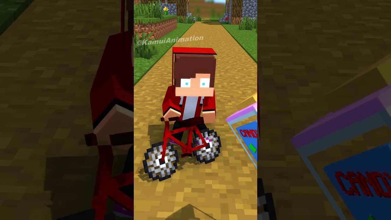 Hey JJ Want Some Candy MAIZEN Minecraft Animation Shorts
