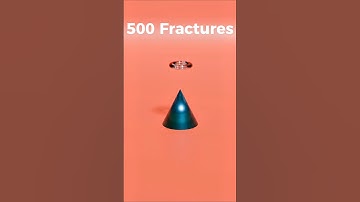 This is what 500 fractures look like! #3danimation #3dart #blender