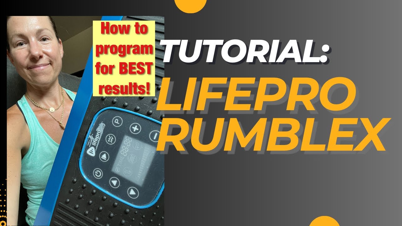 How to: Program Your Vibration Plate - YouTube