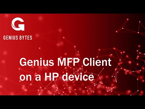 Genius MFP HP Client