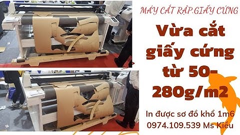 Máy cắt rập giấy cứng dạng bàn #maycatrapgiaycung