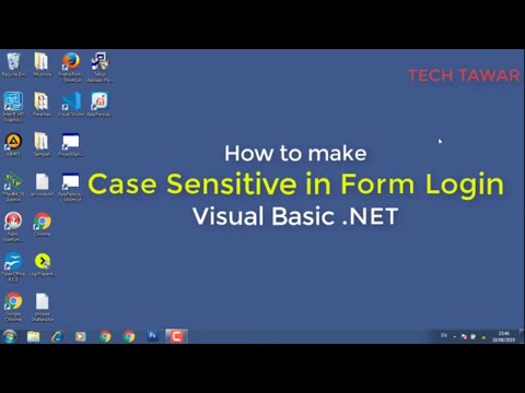 How to make case sensitive Form Login in VB NET