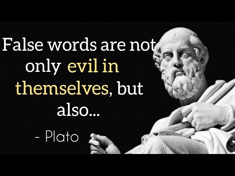 Video: Plato: Sayings Everyone Should Hear