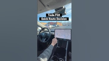 Tesla FSD Instant Decisions! #automobile #tesla #teslafsd #fsd #teslamodel3 #teslamodely