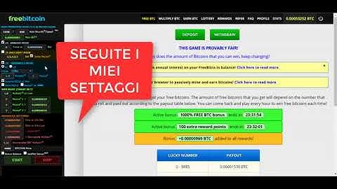 Bitcoin nuovo script bot FREEBITCOIN