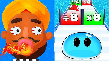SANDWICH Runner vs SLIME RUN Race SpeedRun - All Levels Gameplay Android iOS Ep1