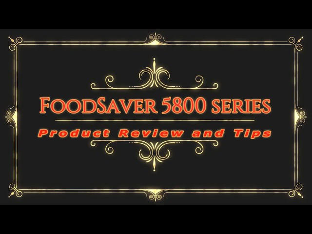 FoodSaver® 5800 Series 2-In-1 Automatic Bag-Making Vacuum Sealing System