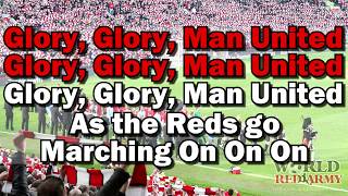 Glory Glory Man United 2 - The World Red Army (Official) chords