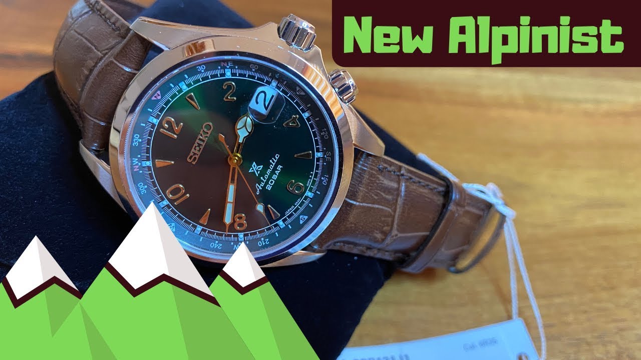 Seiko New Alpinist SPB121J1 - Unboxing and Initial Impressions - YouTube