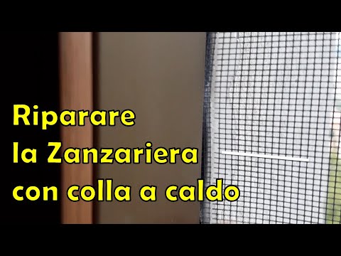 ✓🔨 riparare una zanzariera ( tutorial ) 