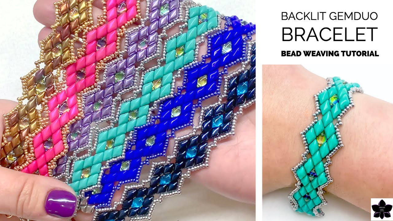 How To Make A Flower Beadwork Bracelet With Seed beads - Beads & Basics