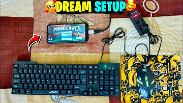 My Mini Dream Setup Is Complete 😍 \\ Playing Minecraft With Keyboard And Mouse \\ Mcpe Gamer