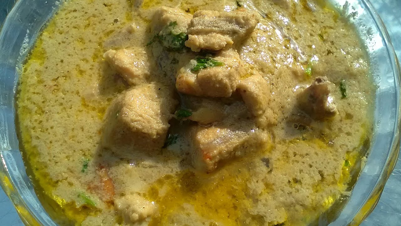 Chicken kurma in Tamil/Chicken white kuruma with English subtitles