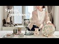 春の購入品と日常vlog|パリの小さな蚤の市でお買い物 フランスアンティーク食器|パリで人気のティーメゾン