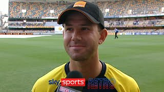 Ricky Ponting after scoring his first Ashes century in Australia