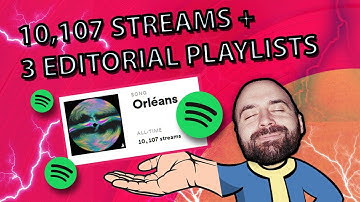 I Got 10,107 Spotify Streams + 1 Editorial Playlist (Full Breakdown)