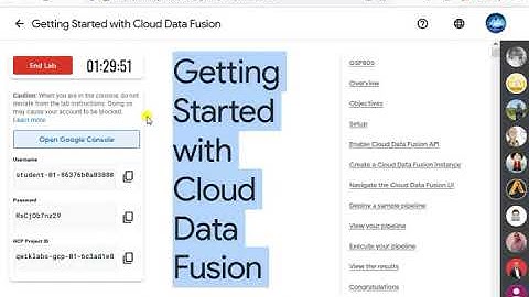 Getting Started with Cloud Data Fusion | GSP805