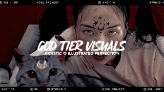 〄 god tier visuals ⌗ illustrated perfection subliminal｡