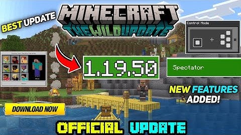 Minecraft 1.19.50 official version released Download now #minecraft #minecraftpe #video #update