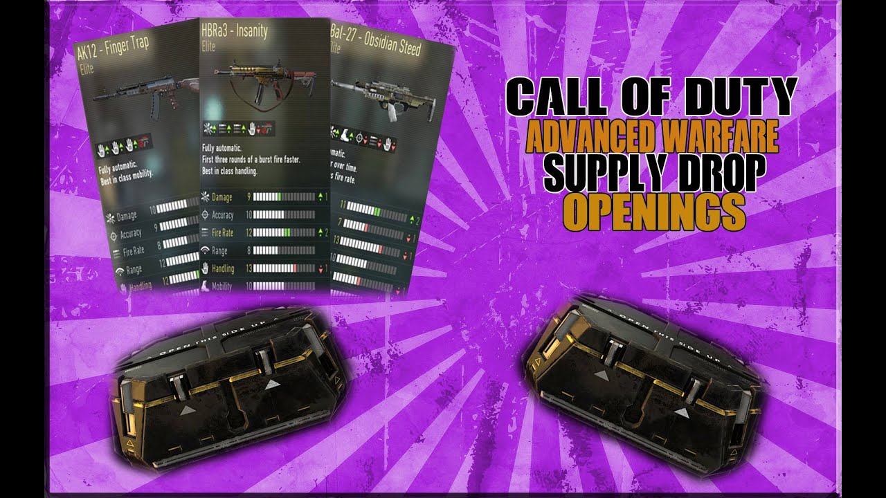 ADVANCED SUPPLY DROP OPENING!!!! - Advanced Warfare