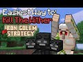 Easiest Way to Kill the Wither  Iron Golem Strategy