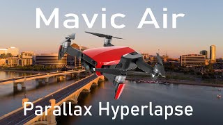 How To PARALLAX HYPERLAPE On The MAVIC AIR