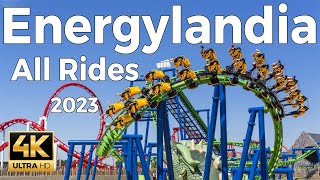 Energylandia 2023, Poland  All Major Rides (Roller Coasters)