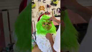 Turning my Giant Santa into the Grinch! Pt. 2