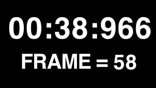 1 MINUTE TIMER FRAME COUNT 1080 60p