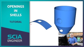 SCIA Engineer Tutorial: How to create openings in curved shells