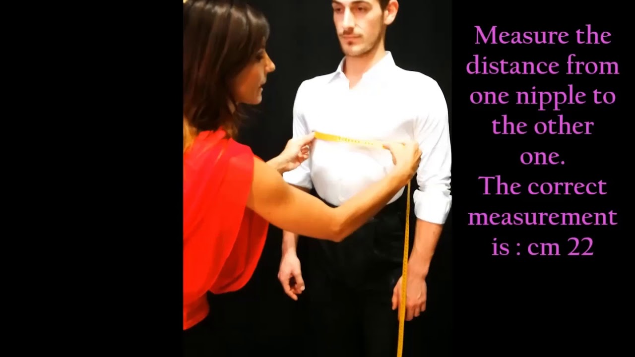 MEN'S NIPPLE DISTANCE MEASUREMENT FB INTERNATIONAL YouTube