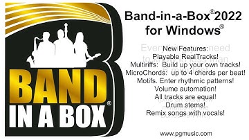 Band-in-a-Box® 2022 - Everything you need to know in under 6 minutes!