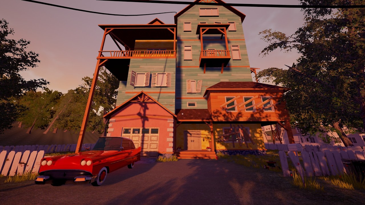 NEW FUN HOUSE! | Hello Neighbor Alpha 1 - YouTube