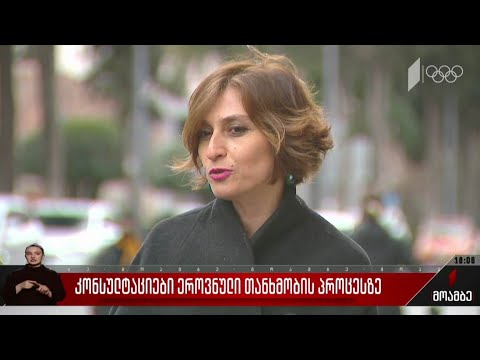 კონსულტაციები ეროვნული თანხმობის პროცესზე