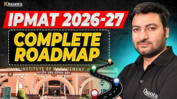 IPMAT 2026 Preparation Strategy | IPMAT 2026 Roadmap | IPMAT 2027 Strategy