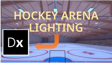 DIALux evo Full Tutorial || My real WorkFlow Modeling and Lighting a Hockey Arena
